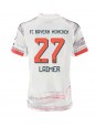 Billige Bayern Munich Konrad Laimer #27 Bortedrakt Dame 2025-26 Kortermet